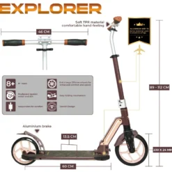 Story Explorer Foldable Kick Scooter