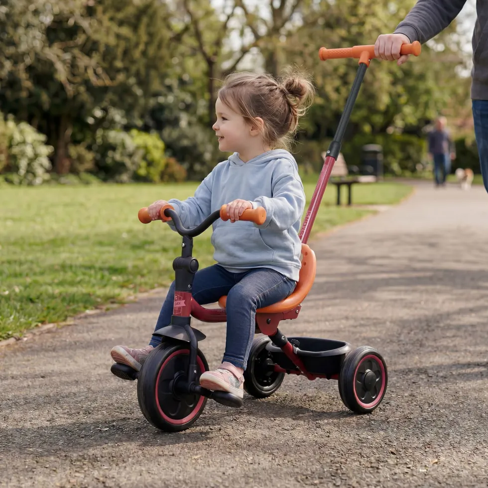 Story Flexi Trike – 3-wheeled bike with push handle
