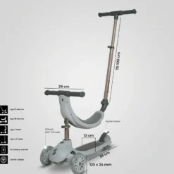 Story 4IN1 LED Kids 3-wheel scooter