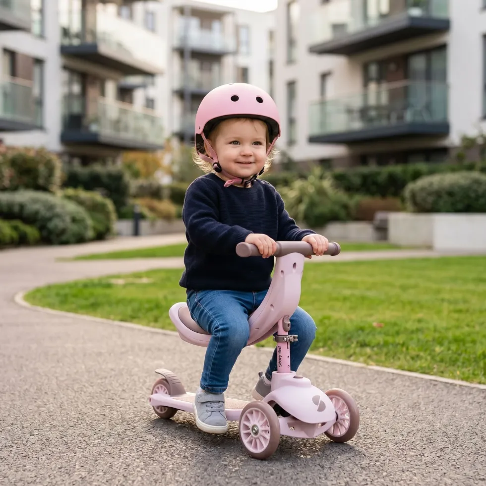Story 4IN1 LED Kids 3-wheel scooter