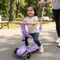 Story 4IN1 LED Kids 3-wheel scooter
