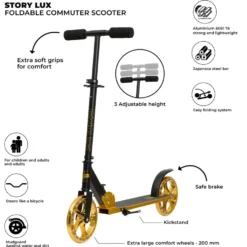 Story Lux commuter scooter - foldable Danish design