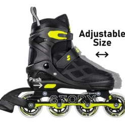 Story Midnight Adjustable Inline Skates
