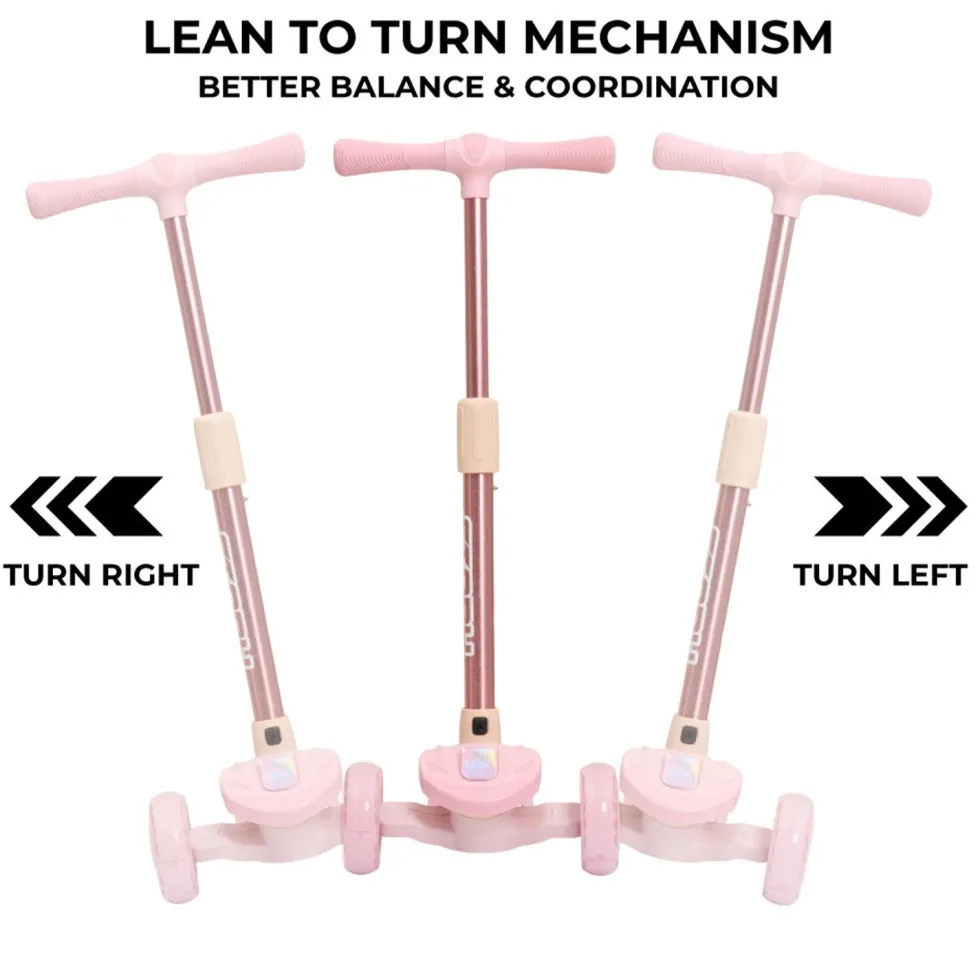 Story Mini Friends LED Kids Scooter – 3 Wheel Light Up