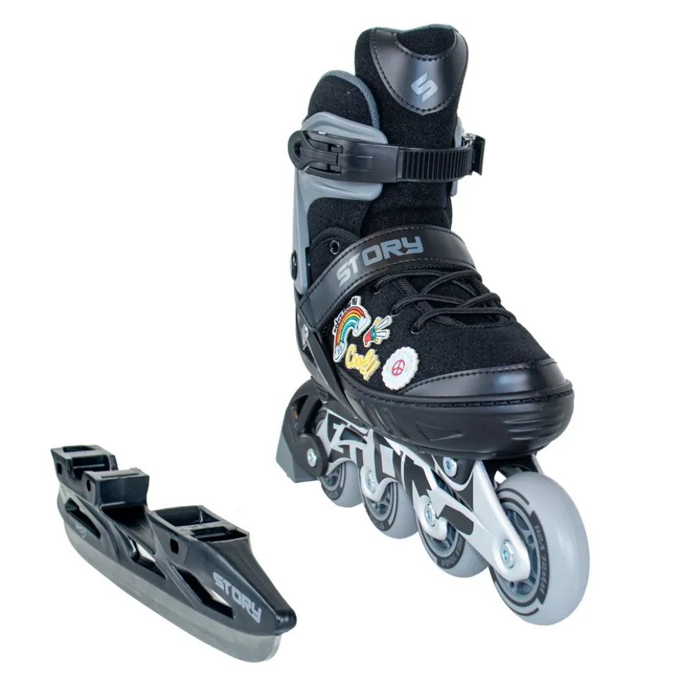Story Moji Adjustable Inline Skates