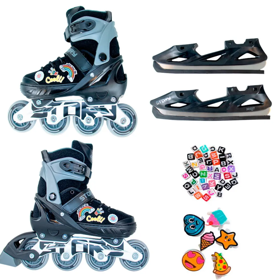Story Moji Adjustable Inline Skates