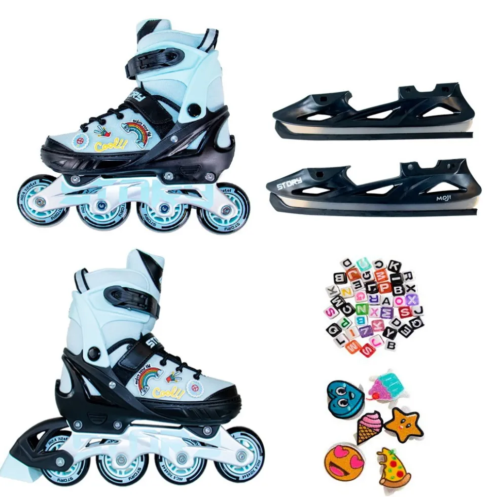 Story Moji Adjustable Inline Skates