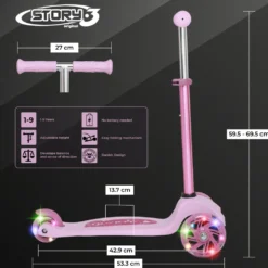 Story MoveLite kids scooter – 3-wheel scooter with LED