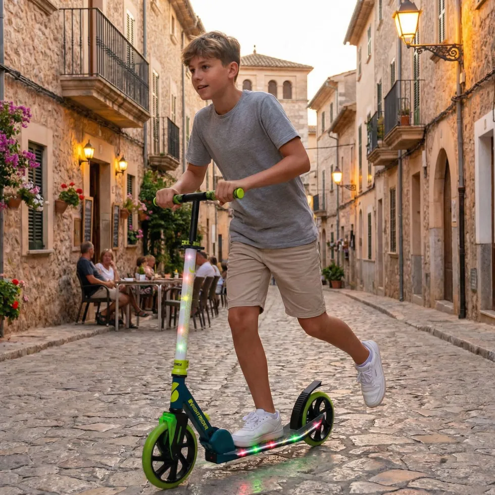 Story NightRider Transport Scooter – LED & Adjustable