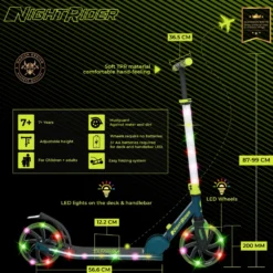 Story NightRider Transport Scooter – LED & Adjustable