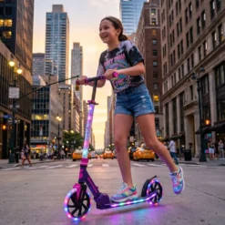 Story NightRider Transport Scooter – LED & Adjustable