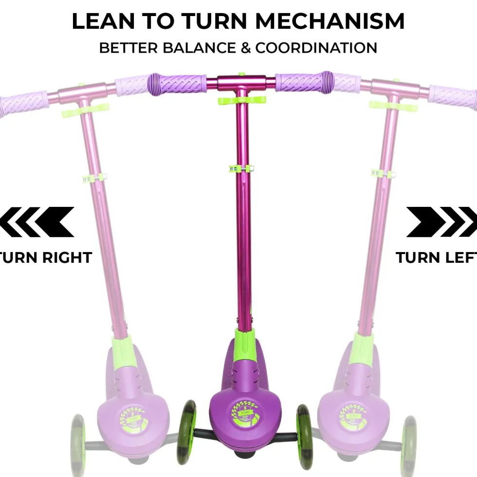 Story Party 3-wheel LED Kids Scooter