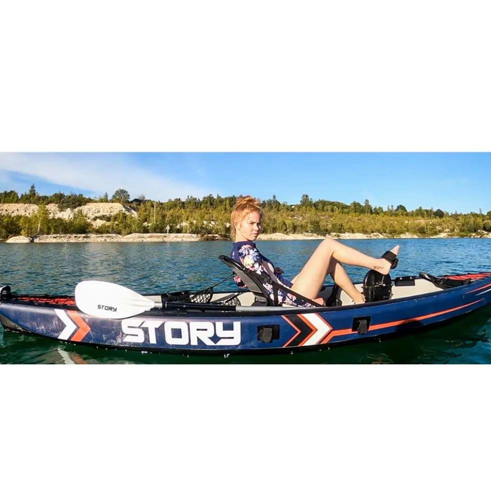 Story 1-Person Inflatable Pedal Kayak