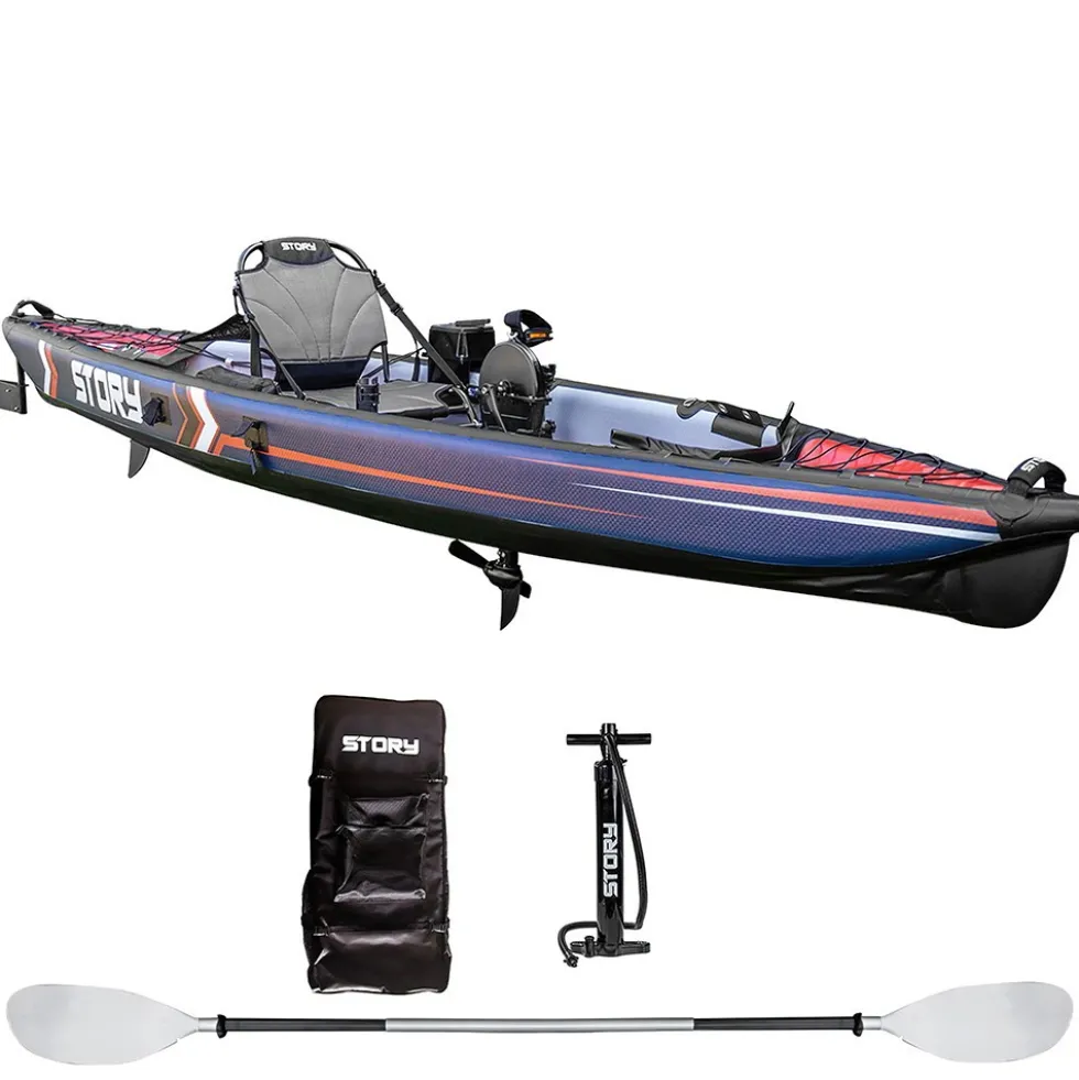 Story 1-Person Inflatable Pedal Kayak