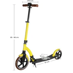 Story Retro Ride Foldable Kick Scooter