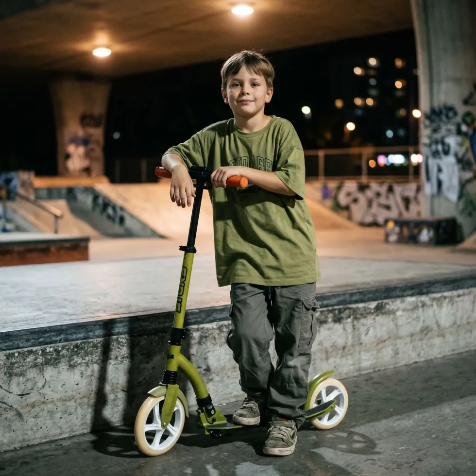 Story Retro Ride Foldable Kick Scooter