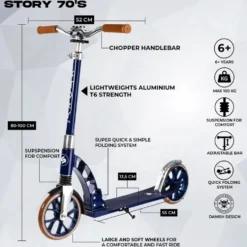Story 70's Foldable Kick Scooter