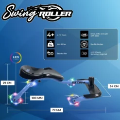 Story Swing Roller Shuffle Car – Kid-Powered Drifting Fun