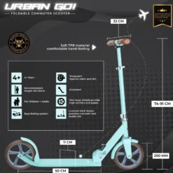 Story Urban GO! Foldable Kick Scooter