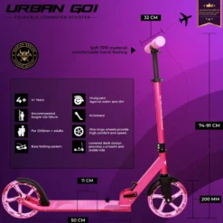 Story Urban GO! Foldable Kick Scooter