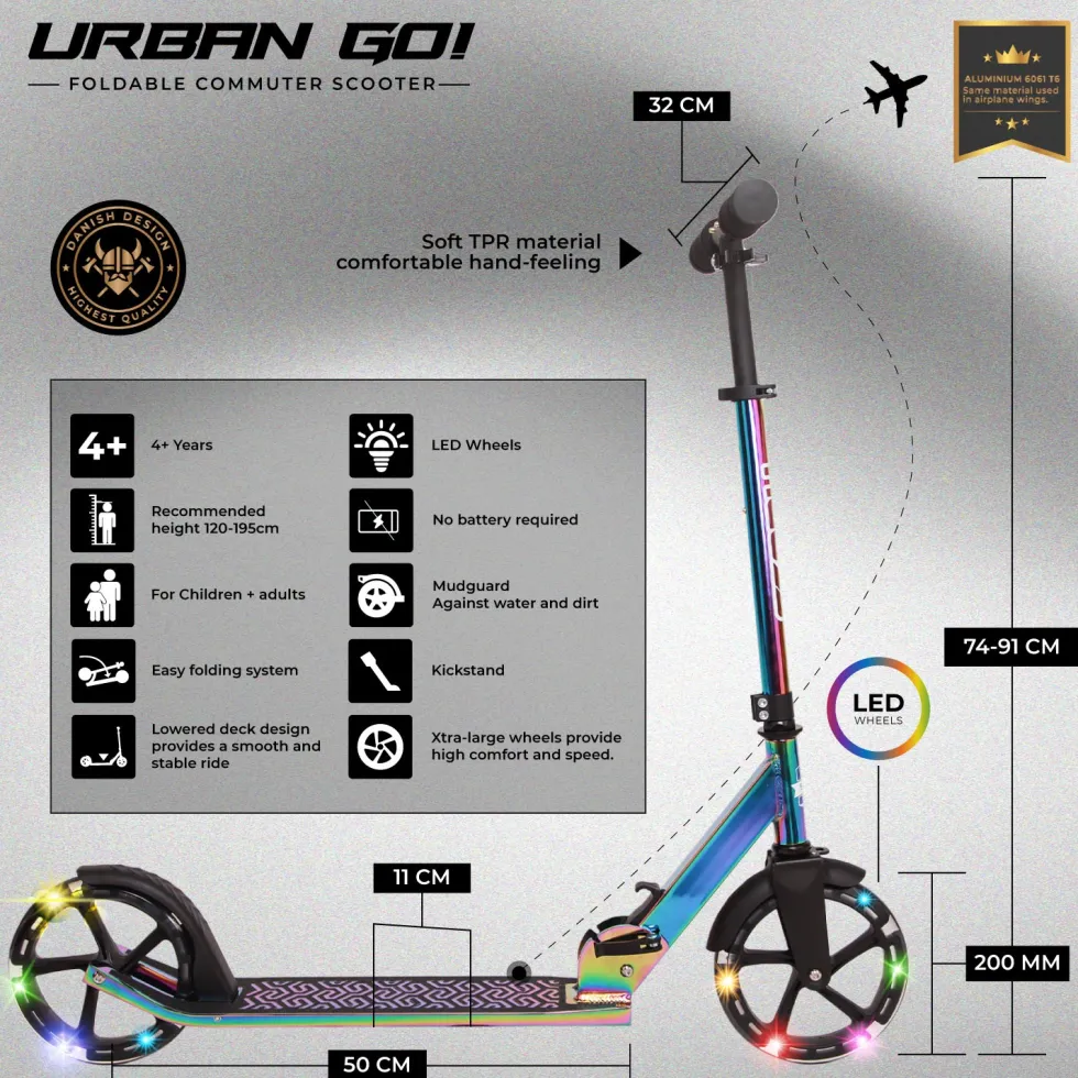 Story Urban GO! Foldable Kick Scooter