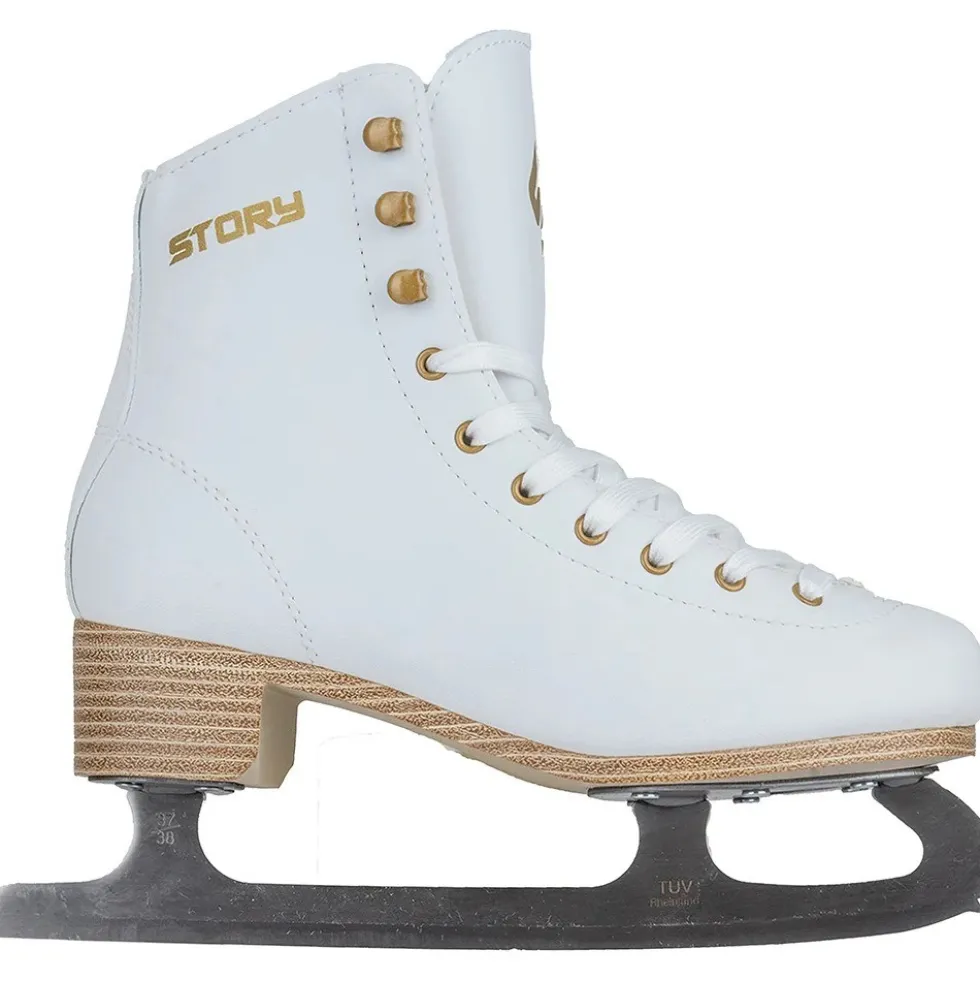 Story Verso White Figure Skates