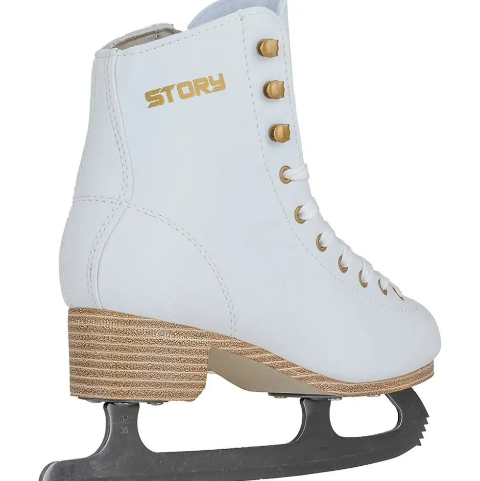 Story Verso White Figure Skates