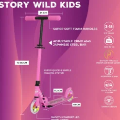 Story Wild Kids Foldable Scooter