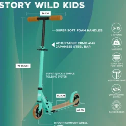Story Wild Kids Foldable Scooter