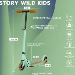 Story Wild Kids Foldable Scooter
